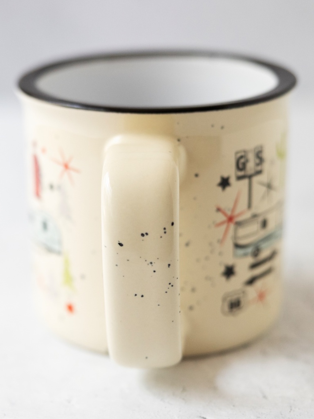 Camp Casual CC-004C / CC-004W Mug (Wanderlust White), 15 Oz Retro Camper Mug - Picture 7 of 8